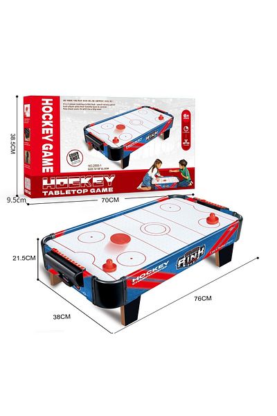 Flippy Graffiti Air Hockey Table with Short Legs, Flippy, PVC, 2 Pucks, Scoreboard, 2 Pushers
