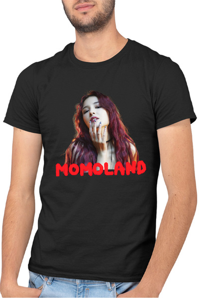 OEM Tricou barbati Momoland Red Head y K-Pop Idol Music