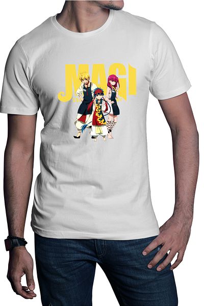 OEM Men's T-shirt Magi The Labyrinth of Magic Shinobu Ohtaka Anime