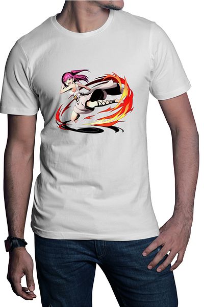 OEM Tricou barbati Magi The Labyrinth of Magic Morgiana Fight Leg Fire