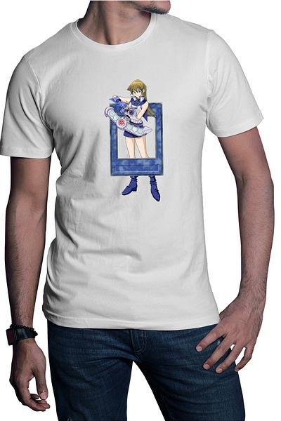 OEM Men's T-shirt Yu Gi Oh Alexis Rhodes Anime Girl Manga Player