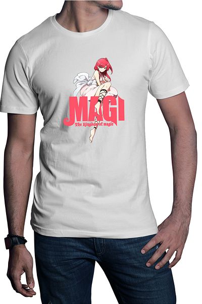 OEM Tricou barbati Magi The Labyrinth of Magic Morgiana Fight Jump