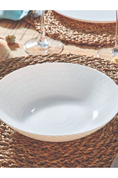 Luminarc Pampille Dishwasher and Microwave Safe Tempered Glass Soup Plate 20cm