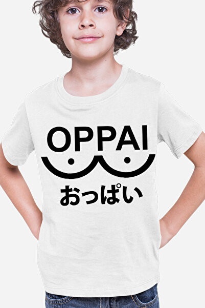 OEM Tricou copii One-Punch Man Oppai Saitama Meme Logo