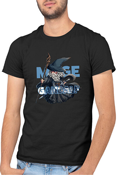 OEM Tricou barbati Lord of the Rings Mage Gandalf Chibi Cute Power