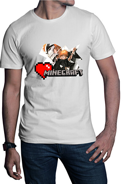 OEM Tricou barbati Bleach Ichigo Minecraft Legendary Player