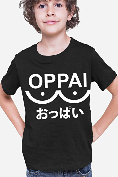 OEM Tricou copii One-Punch Man Oppai Saitama Meme Logo