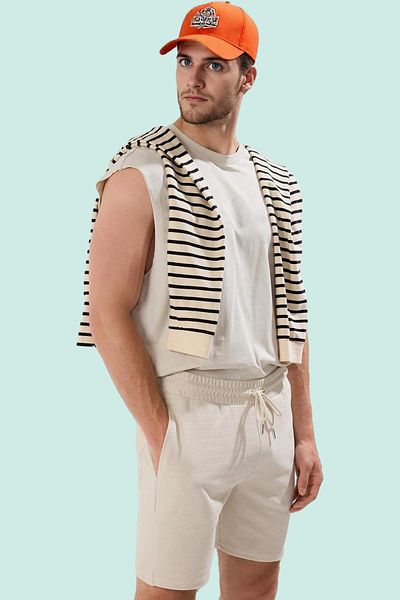 PayBuy Men's Regular Normal Waist Tube Leg Shorts Comfortable Design Quality Material for Daily Use
