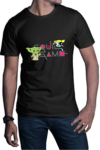 OEM Tricou barbati Squid Game Bubble Yoda Master