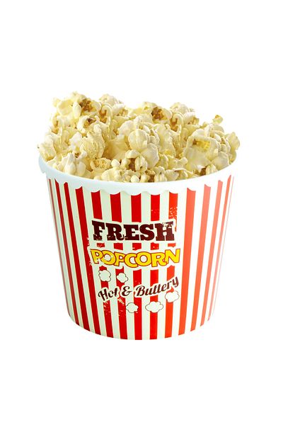 Herevin 2.3 Litre Fresh Popcorn Printed Large Snack Bowl Polypropylene Durable Serving Bowl