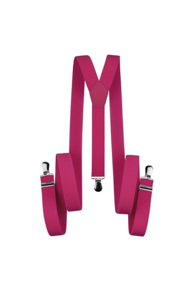 OEM Bretele dama, inchizatori metalice, 1,5 cm, Fucsia