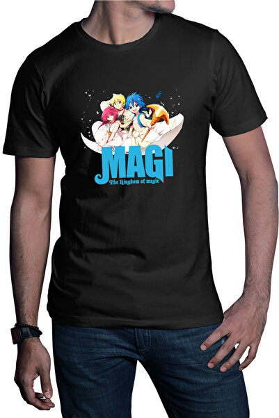 OEM Tricou barbati Magi The Labyrinth of Magic Protagonists Group Flying Carpet