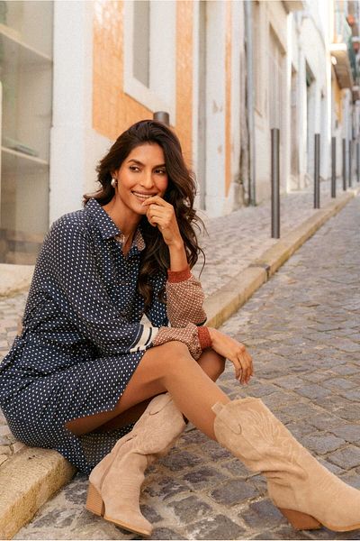 Blue Shadow Nibati Bs Jeans Dress