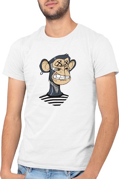 OEM Tricou barbati NFT Monkey Currency Money Trend Animal