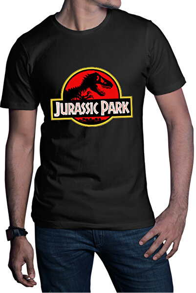 OEM Ανδρικό T-shirt Jurassic Park Logo Dinosaurs