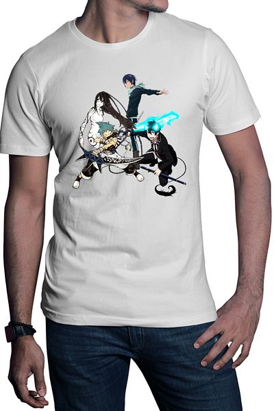 OEM Tricou barbati Soul Eater Black Star Yato Noragami Rin Ao no Exorcist Ghost