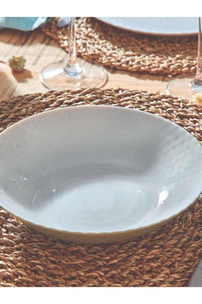 Luminarc Pampille Dishwasher and Microwave Safe Tempered Glass Soup Plate 20cm