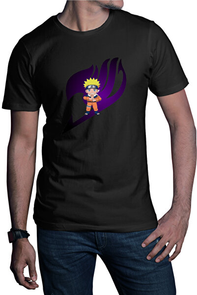 OEM Tricou barbati Fairy Tail Logo Emblem Naruto Chibi