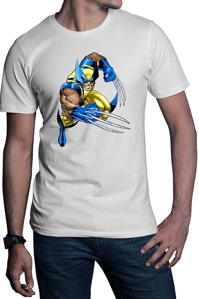 OEM Men's T-shirt Wolverine Claws Experiment Muscles Wolf