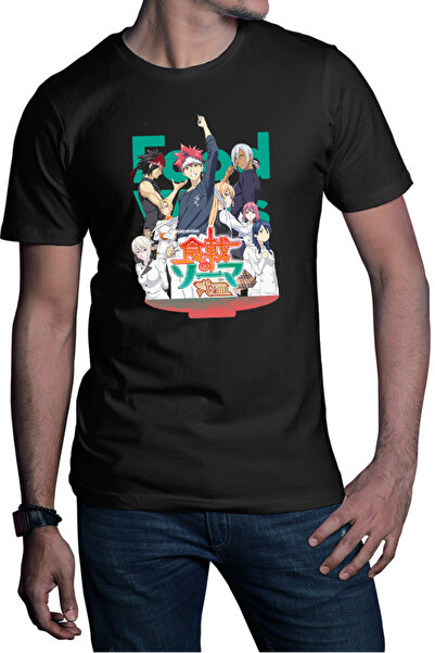 OEM Tricou barbati Food Wars Group Photo Souma Megumi Alice Cookers Rivals