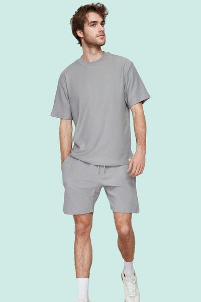 PayBuy Men's Cotton Textured Jogger Shorts Casual Daily Summer Styles Where Weekend Style Meets