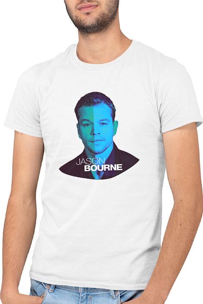 OEM Men's T-shirt Bourne Portrait Cool Men Detective Police