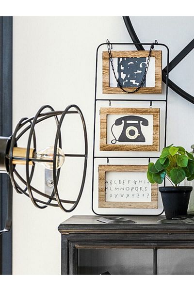 Atmosphera 6-Picture Wall Mounted Decorative Easy-Hanging Photo Frame