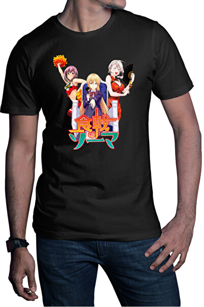 OEM Tricou barbati Food Wars Erina Alice Hisato Fan Anime Shokugeki