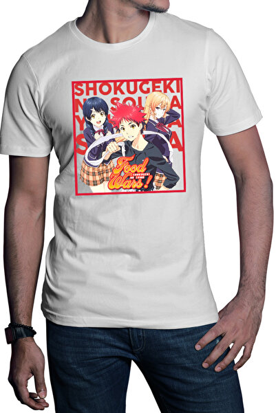 OEM Tricou barbati Food Wars Souma Megumi Erica Trio Anime Cook