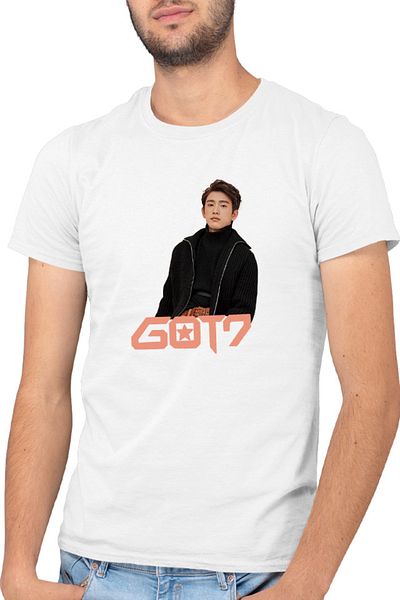 OEM Men's T-shirt Got7 Jinyoung and Idol Korean American Winter Concept