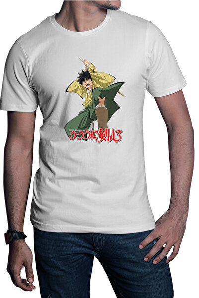 OEM Ανδρικό T-shirt Rurouni Kenshin Yahiko Hit Logo Swordsman