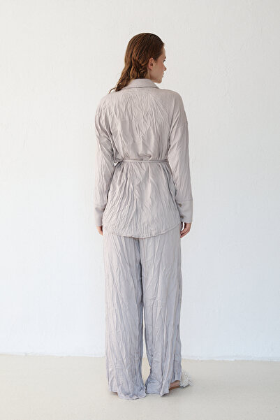 Melike Tatar Σετ πουκάμισο Crash Satin 32-3568