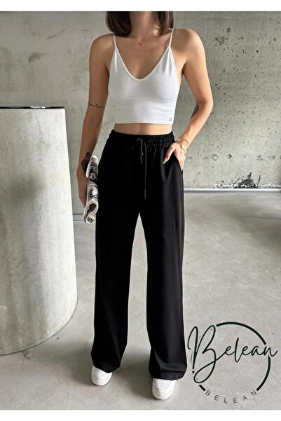 belean Φαρδιά φούτερ με ελαστική μέση