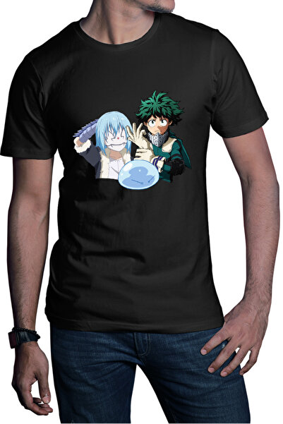 OEM Мъжка тениска TenSura Hero Academia Ерен Атака на Титаните Ринмуро