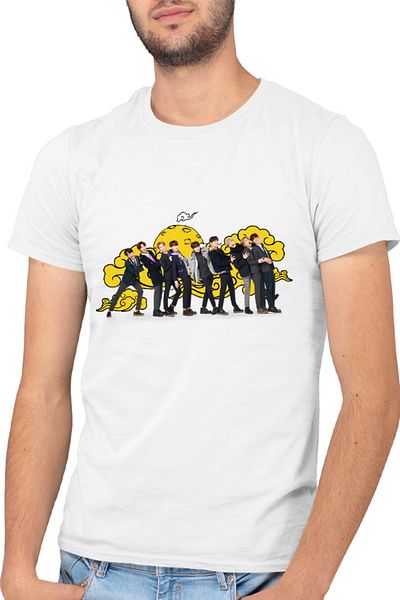 OEM Tricou barbati Stray Kids Group Members Band Jeongin Know