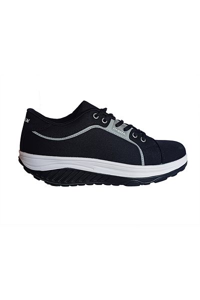 shumee Teniși Fit Walk cu talpă rocker, negri, 44