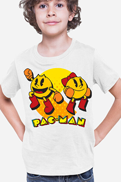OEM Tricou copii Pac Man Woman Logo Eat Game
