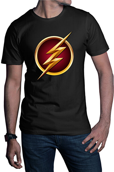 OEM Tricou barbati The Flash Logo Superhero Comics Fast Go
