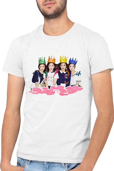 OEM Men's T-shirt Red Velvet K-Pop Happiness Seulgi Bae Irene Yeri