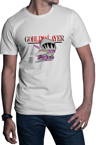 OEM Men's T-shirt Goblin Slayer Chibi Small Angry Otaku Baby Manga