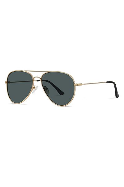 SKYDDAR INNOVATION Men's Sunglasses, Polarized, Skyddar 3025, Gold; Green