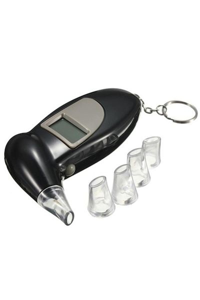 barste Digital Alcohol Tester with LCD Screen and Replaceable Heads, AT-4