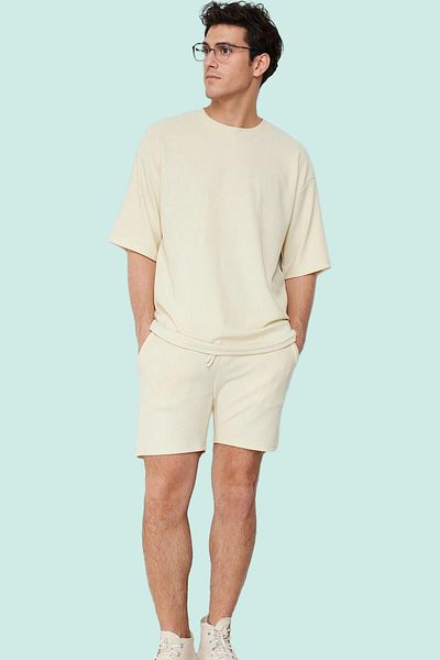 PayBuy Men's Short Length Ottoman Woven Shorts Comfortable Fit Indispensable for Daily Use in Summer