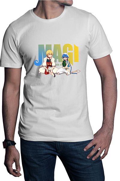OEM Men's T-shirt Magi The Labyrinth of Magic Alibaba Alladin Watermelon