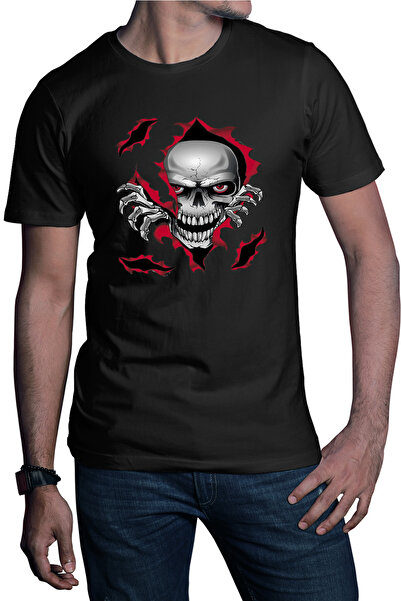OEM Tricou barbati Predator Biker Skull Logo Motor Skeleton