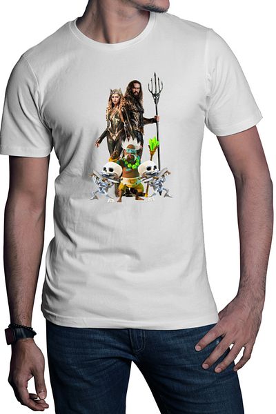 OEM Tricou barbati Aquaman Brawl Stars Gameplay Strategy Clash Royale