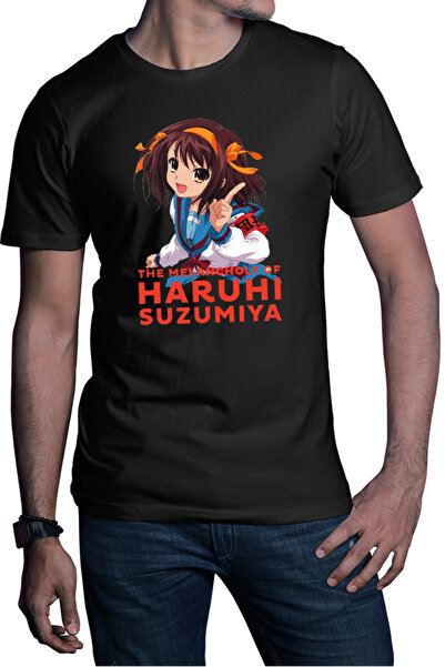 OEM Tricou barbati Haruhi Suzumiya SOS Club President Sci-fi Anime Otaku