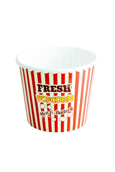 Herevin 2.3 Litre Fresh Popcorn Printed Large Snack Bowl Polypropylene Durable Serving Bowl