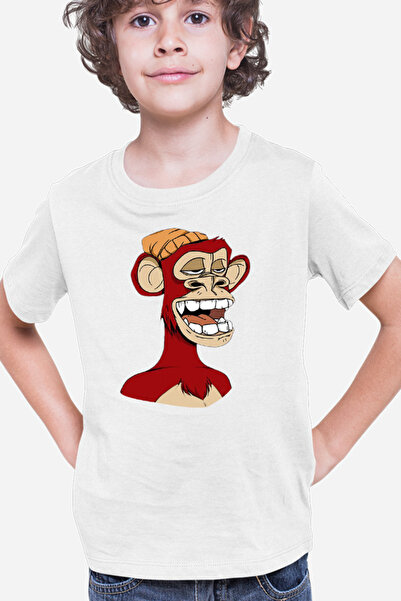 OEM Tricou copii NFT Monkey Artist Brilliant Idea Concept Block Chain