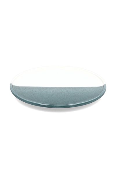 EasyLife Half Glazed Porcelain Dessert Plate 21cm